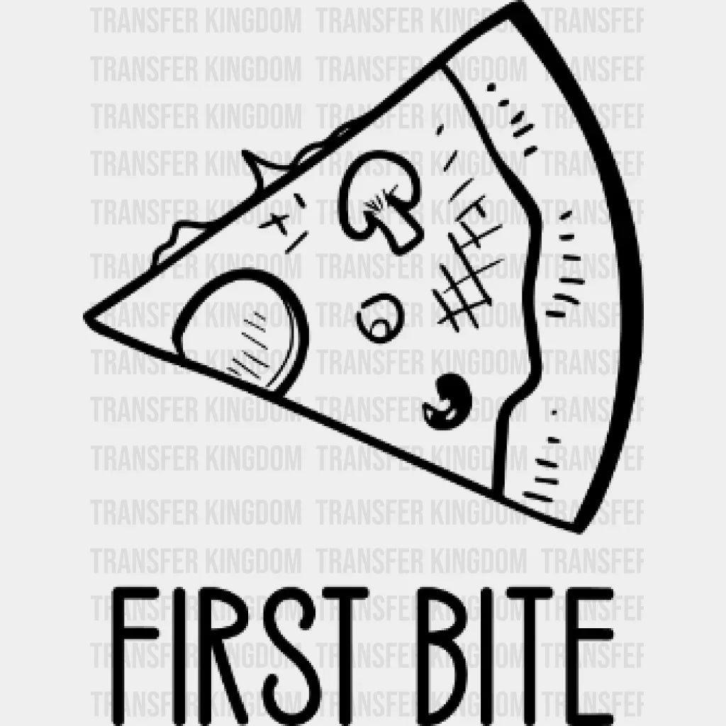 Love At First Bite Couple Design - Dtf Heat Transfer
