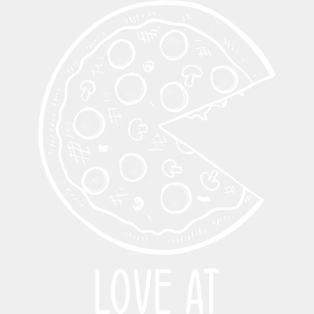 Love At First Bite Couple Design - Dtf Heat Transfer