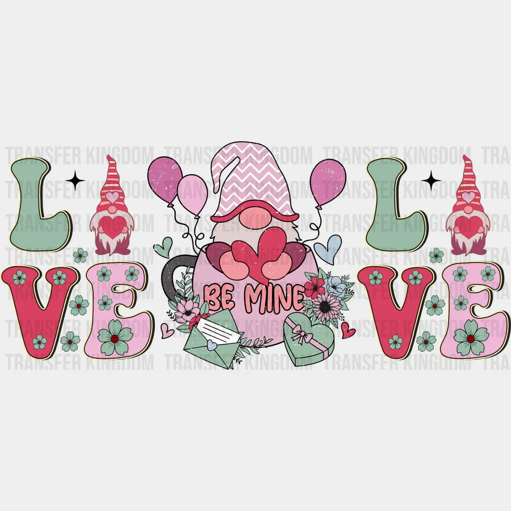 Love Be Mine - Valentine’s Day Cup Wrap Uv Sticker Permanent Dtf Decal