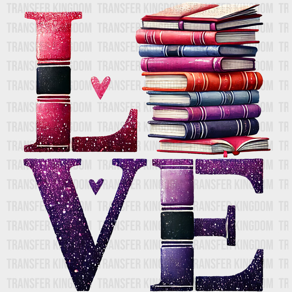 Love Books - Reading DTF Transfers