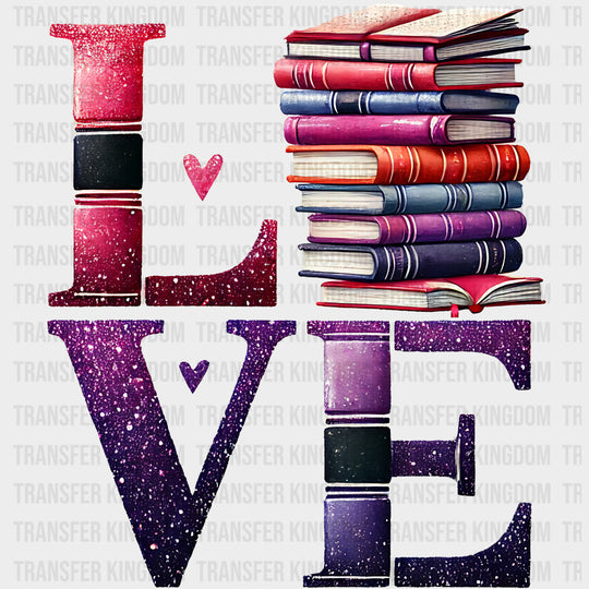 Love Books - Reading DTF Transfers
