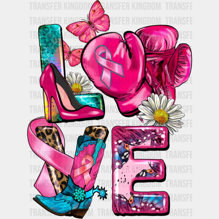 LOVE Cancer Support Design - Cancer DTF heat transfer