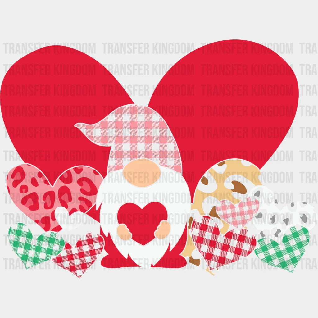 LOVE GNOMIE HEART - DTF heat transfer - transfer-kingdom