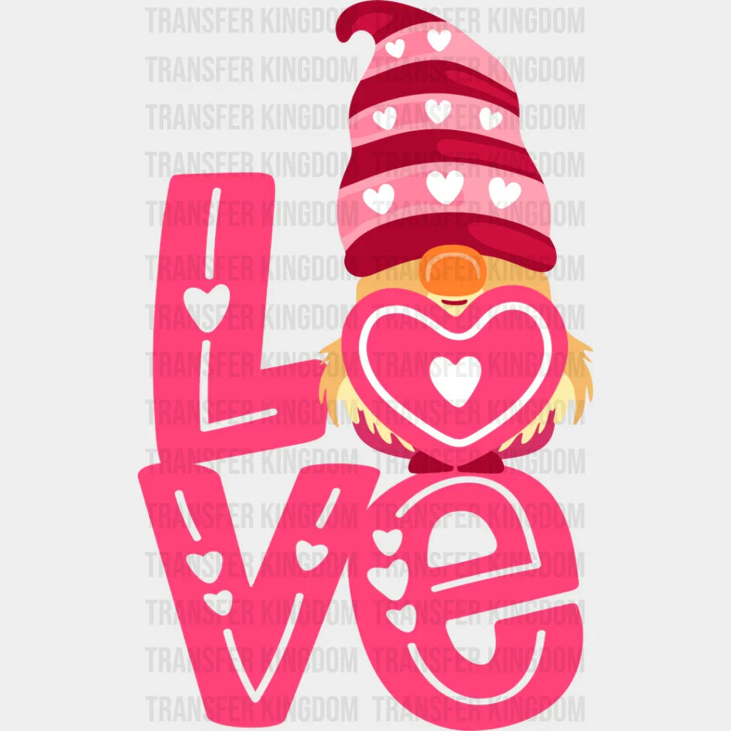 Love Heart Design - Valentine’s Day Dtf Heat Transfer