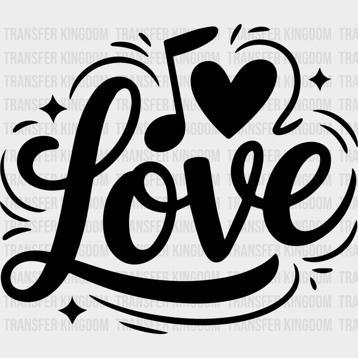 Love - Music DTF Transfers