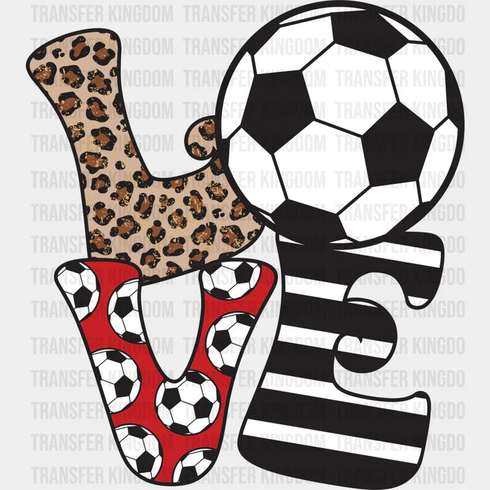 LOVE - Soccer DTF Heat Transfer
