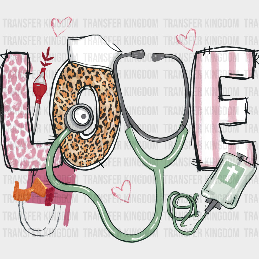 Love Stethoscope - Nurse DTF Transfers