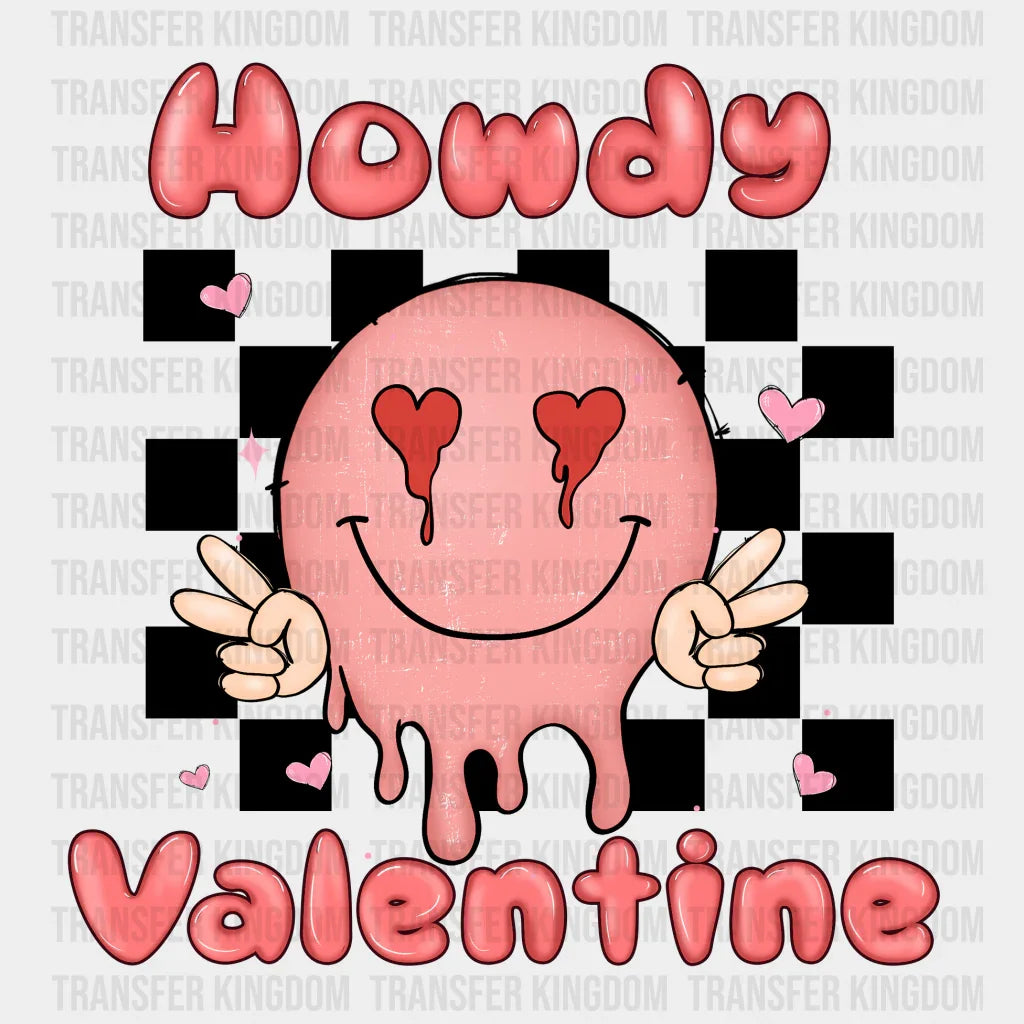 LOVER FACE HOWDY VALENTINE - DTF heat transfer - transfer-kingdom