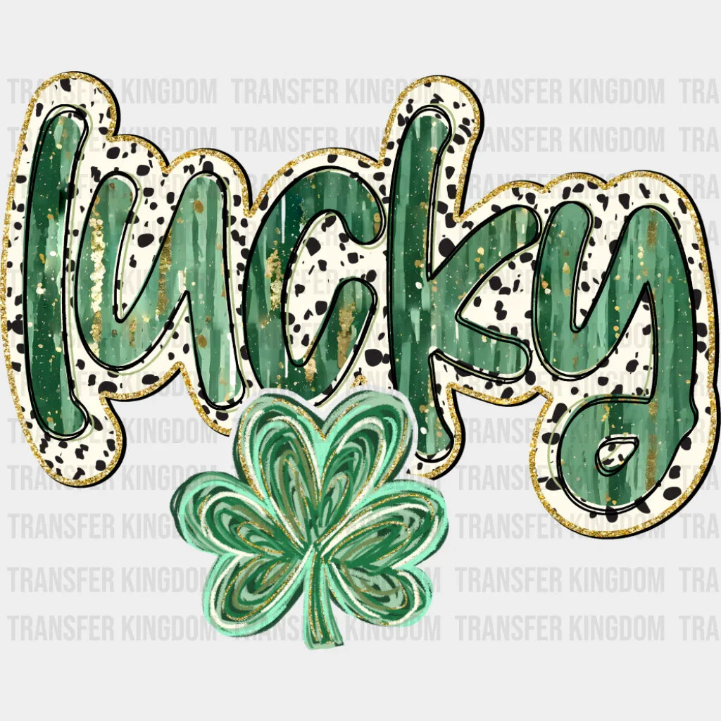 Lucky Dotted Design - St. Patrick’s Day DTF Transfer