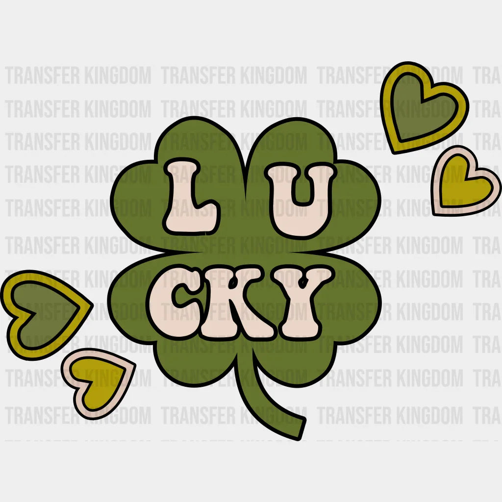 Lucky St. Patrick's Day Design - DTF heat transfer - Transfer Kingdom