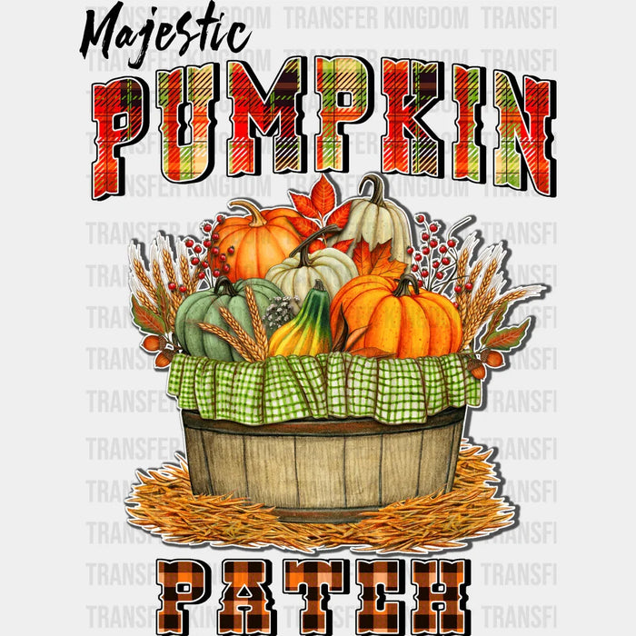 Majestic Pumpkin Pateh - Fall DTF Transfer