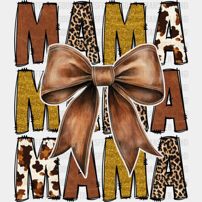 Mama Brown Ribbon - Mother's Day DTF Transfer