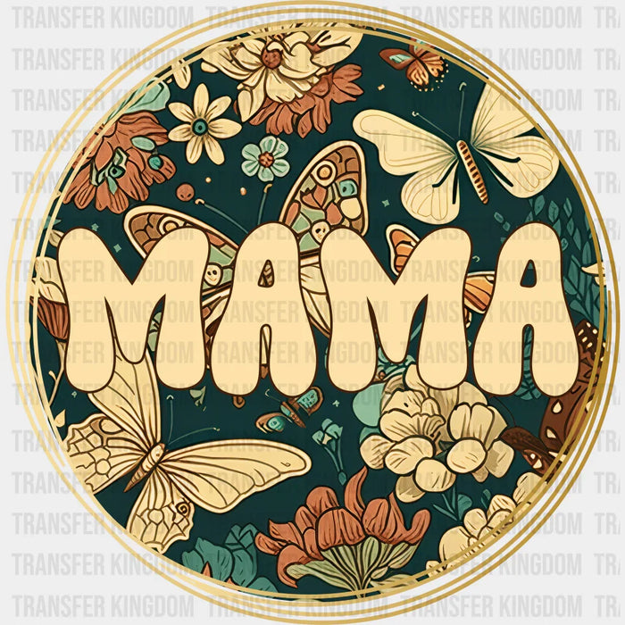 Mama Circle Floral Design - Mothers Day - DTF Transfer