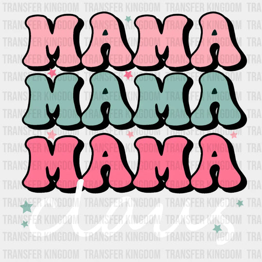Mama Claus Christmas Design Dtf Heat Transfer Unisex - S & M ( 10 ) / Light Color See Imaging