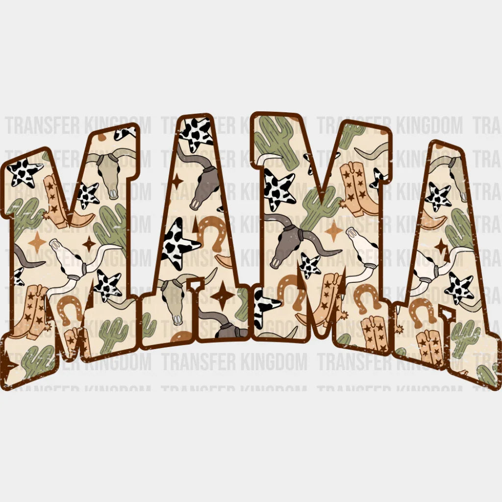 Mama Cowboy Design - Mother’s Day DTF Transfer