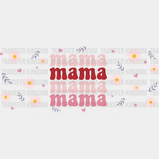 Mama Daisies - Mom Cup Wrap UV Sticker Permanent UV DTF Decal UVDTF