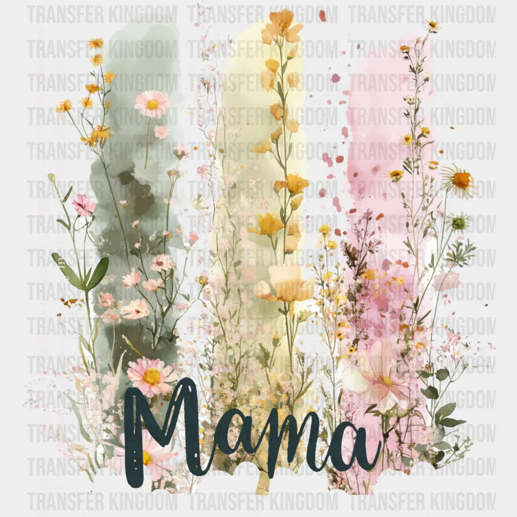 Mama Green Yellow Pink - Mother’s Day DTF Transfer