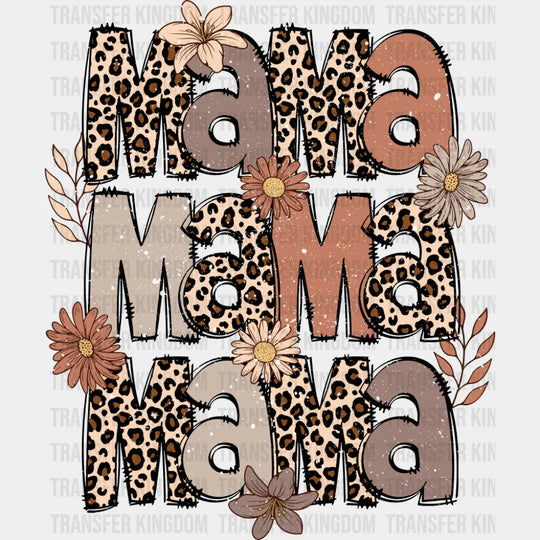 Mama Leopard Pattern Design - Mother’s Day Dtf Transfer Unisex S & M (10’’) / Dark Color See Imaging