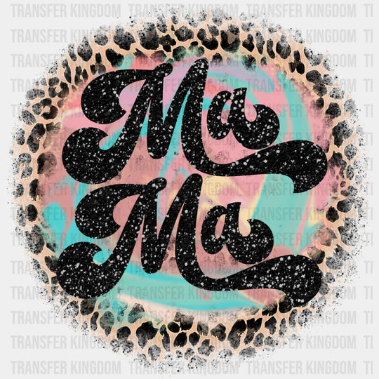 Mama Leopard Print Circular Design - Mother’s Day Dtf Transfer