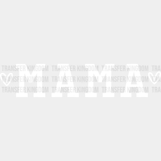 Mama Sports Letters - Mothers Day Funny Mom Strong Design Dtf Heat Transfer Unisex S & M (10’) /