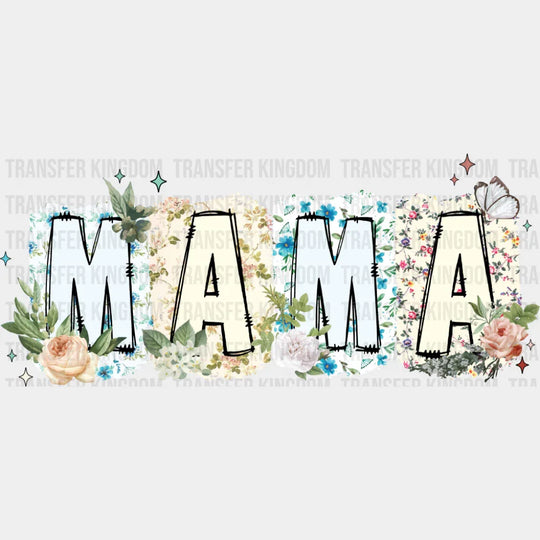 Mama White And Blue - Mother’s Day DTF Transfer