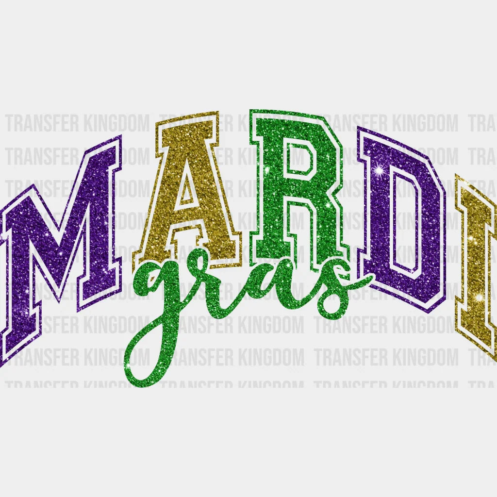 Mardi Gras Design- Dtf Heat Transfer