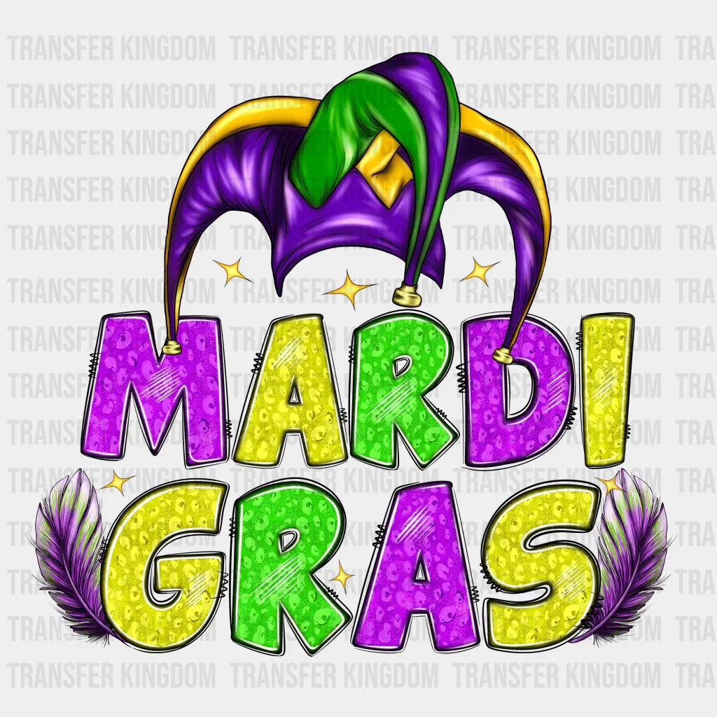 Mardi Gras Design- Dtf Heat Transfer