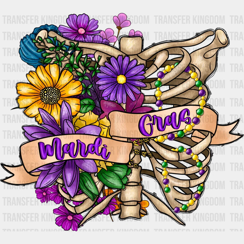 Mardi Gras Design- Dtf Heat Transfer
