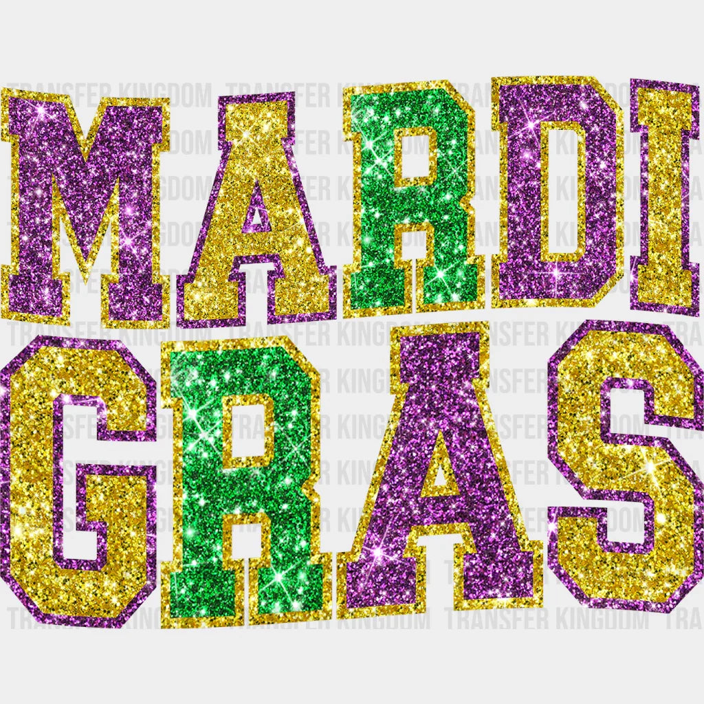 Mardi Gras Design- Dtf Heat Transfer