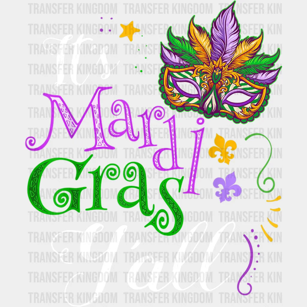 Mardi Gras Design- Dtf Heat Transfer