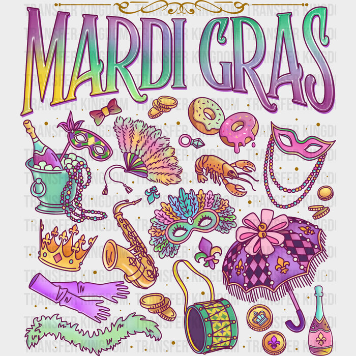 Mardi Gras Items - Mardi Gras DTF Transfers