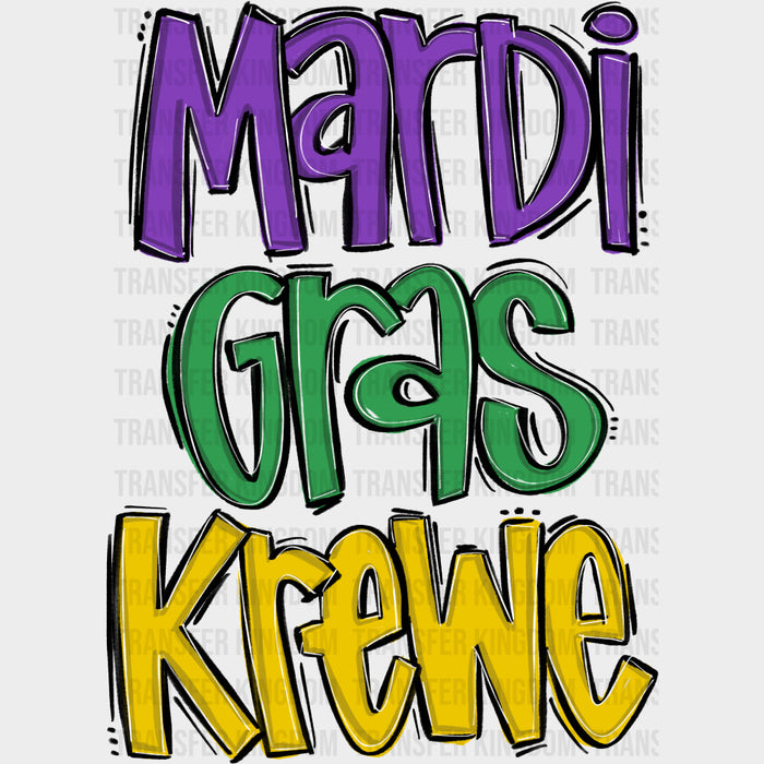 Mardi Gras Krewe - Mardi Gras DTF Transfers