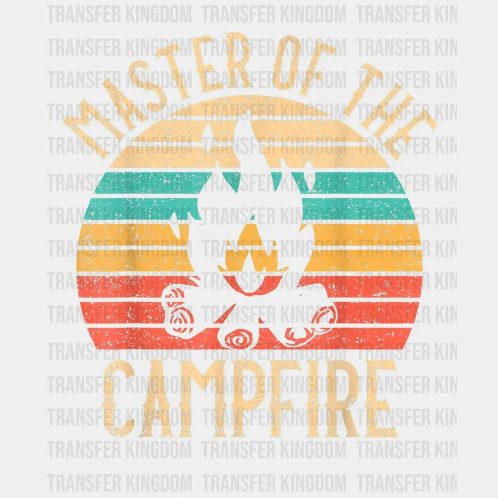 Master Of The Campfire - Vintage Camping Design Dtf Heat Transfer