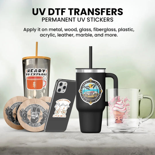 Medical Items - Nurse Cup Wrap UV Sticker Permanent UV DTF Decal UVDTF