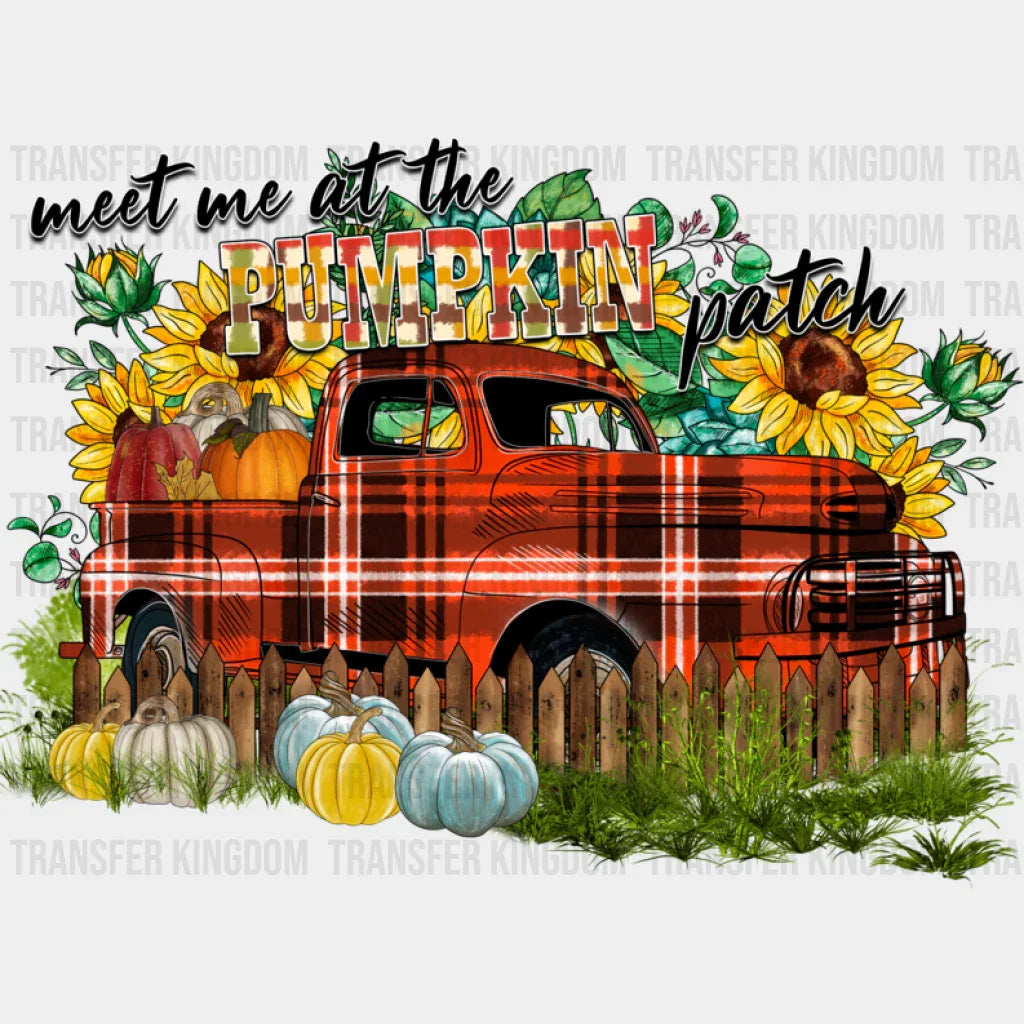Meet Me At The Pumpkin Patch Design - Farmer Dtf Heat Transfer