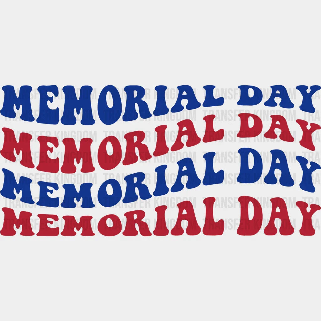 Memorial Day - Memorial Day DTF Transfer - Transfer Kingdom