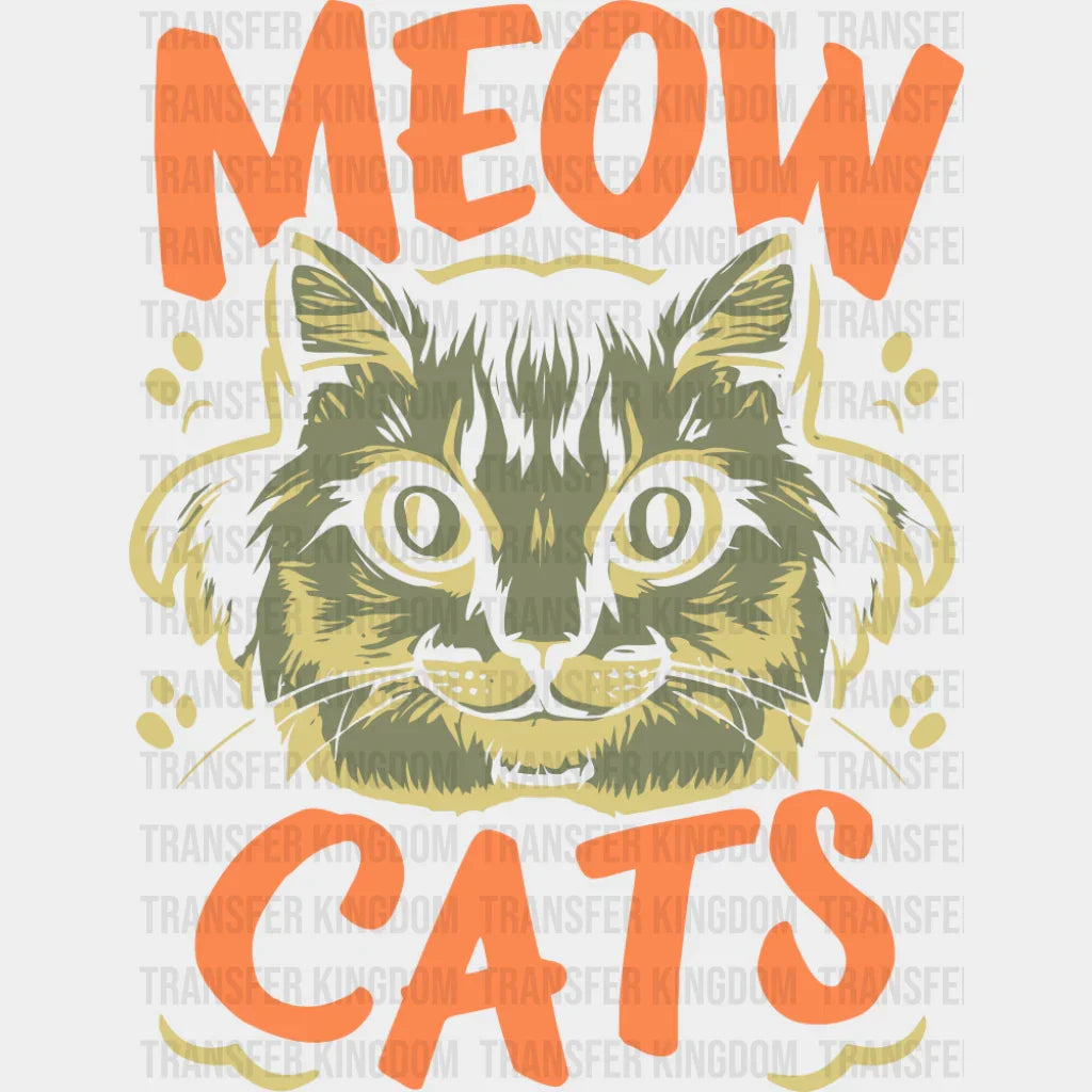 Meow Cats - Cats DTF Transfer