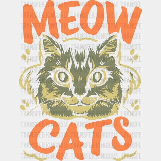 Meow Cats - Cats DTF Transfer