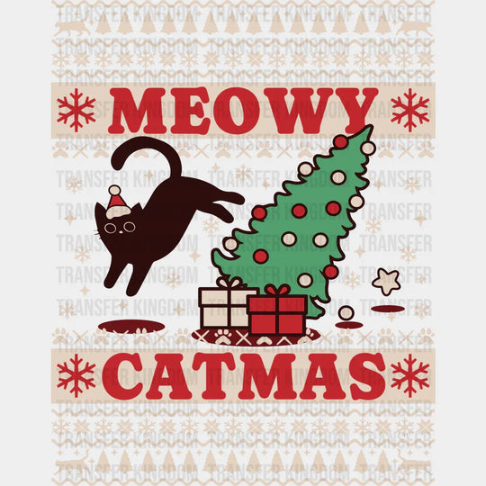 Meowy Catmas - Christmas DTF Transfer