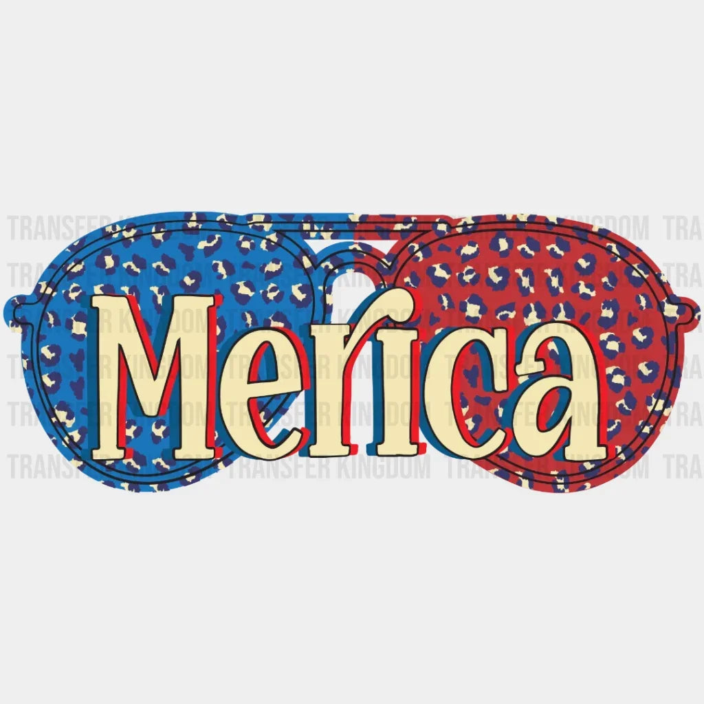 Merica Glasses Dtf Transfer