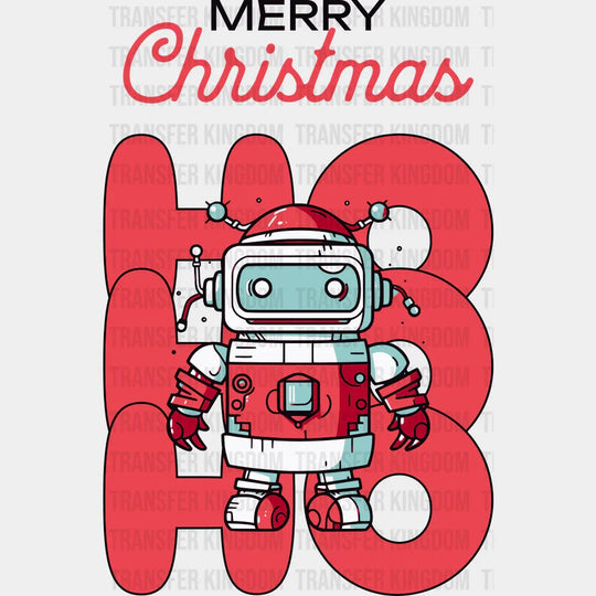 Merry Christmas Robot - Christmas DTF Transfer