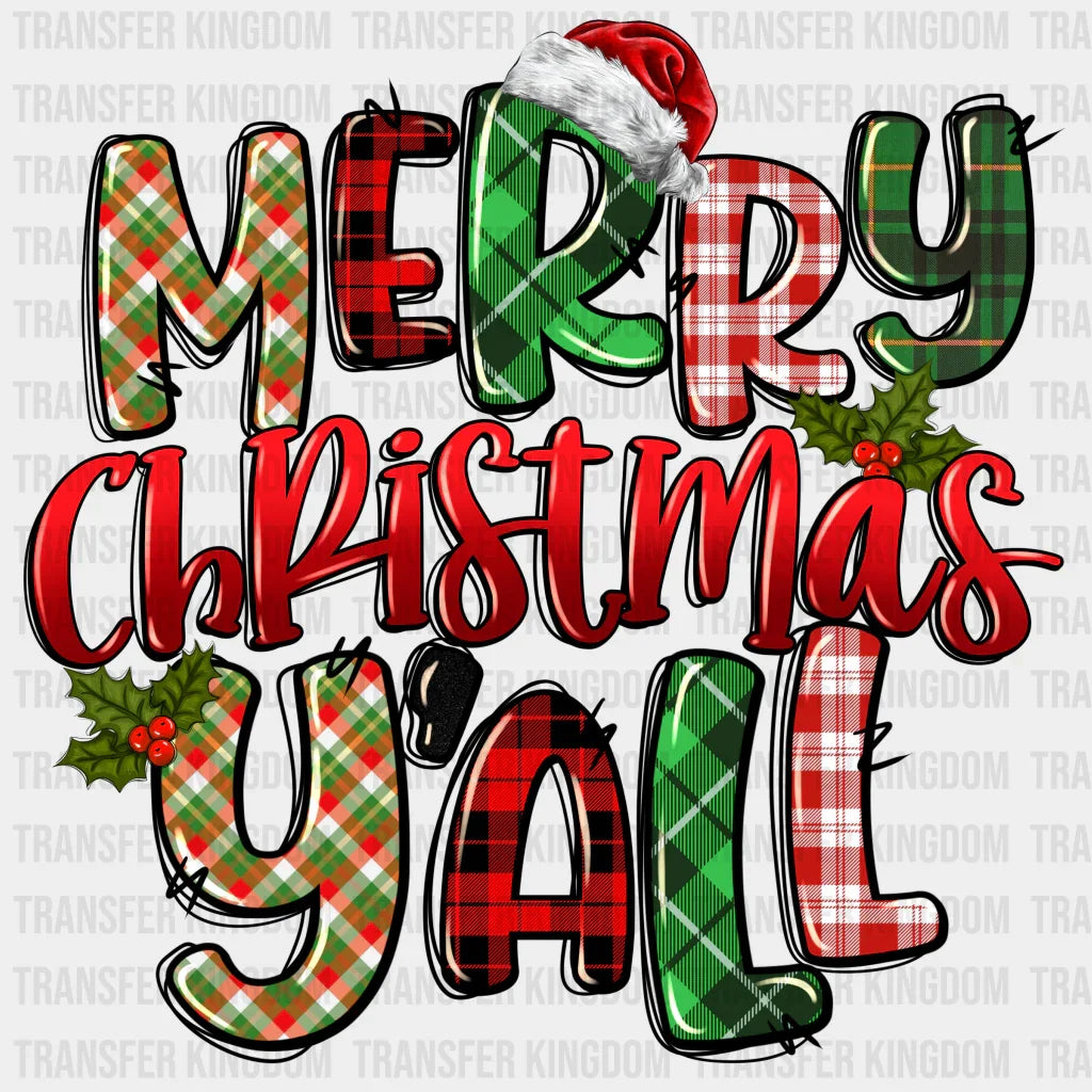 Merry Christmas Y’all - Dtf Transfer