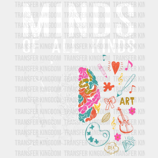 Mind Of All Kinds Design - DTF heat transfer - Transfer Kingdom