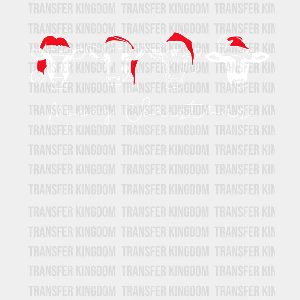 Mooey Christmas Christmas Design Dtf Heat Transfer Unisex - S & M ( 10 ) / Light Color See Imaging