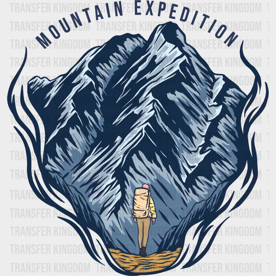 Mountain Expedition - Hiking DTF Transfers Adult Unisex - S & M (10’’) / Dark Color Design (See Imaging)
