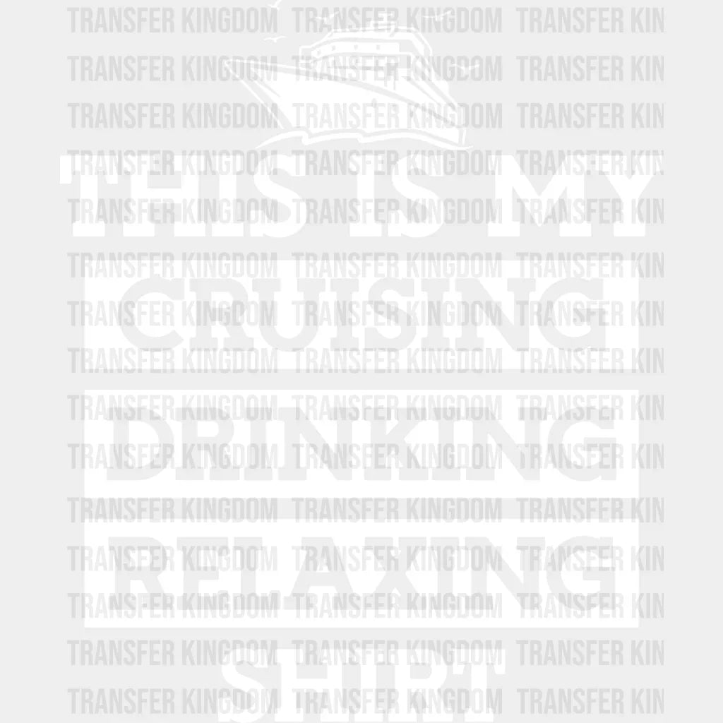 My Cruising Shirt - Family Cruise Dtf Heat Transfer Unisex S & M (10’’) / Light Color Design
