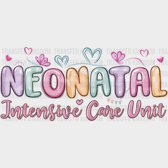 Neonatal Intensive Care Unit Pastel Colors - NICU Nurse DTF Transfers
