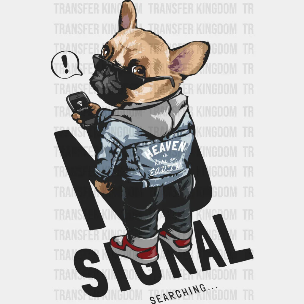 No Signal - Dogs DTF Transfer