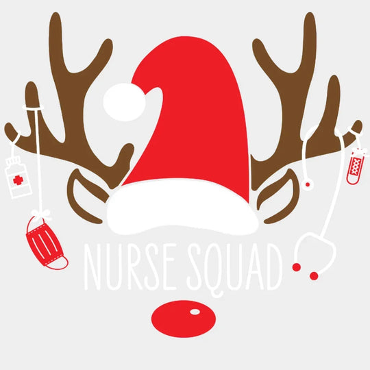 Nurse Squad Christmas Design Dtf Heat Transfer