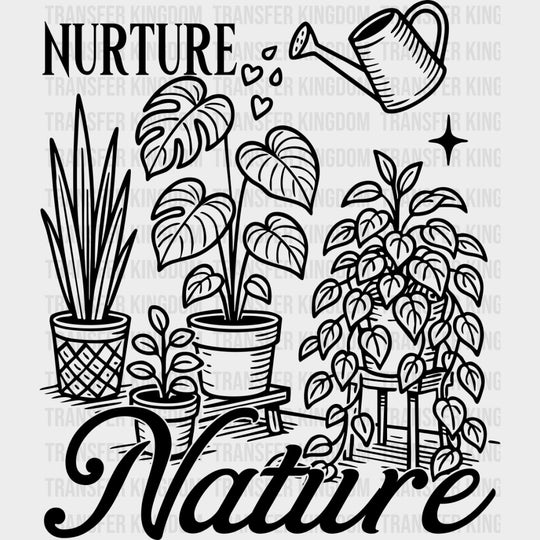 Nurture Nature - Plants DTF Transfers transfer-kingdom Dark Color Design (See Imaging)